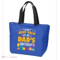 I Can't Keep Calm It's My Dad's Birthday Daddy Bgiftday Funny Gift Tote Bag thumb 3