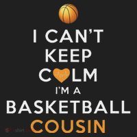 I CanT Keep Calm IM A Basketball Cousin Women's Sweatshirt thumb 2