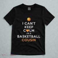 I CanT Keep Calm IM A Basketball Cousin T-Shirt thumb 5
