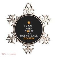 I CanT Keep Calm IM A Basketball Cousin Ornament thumb 0