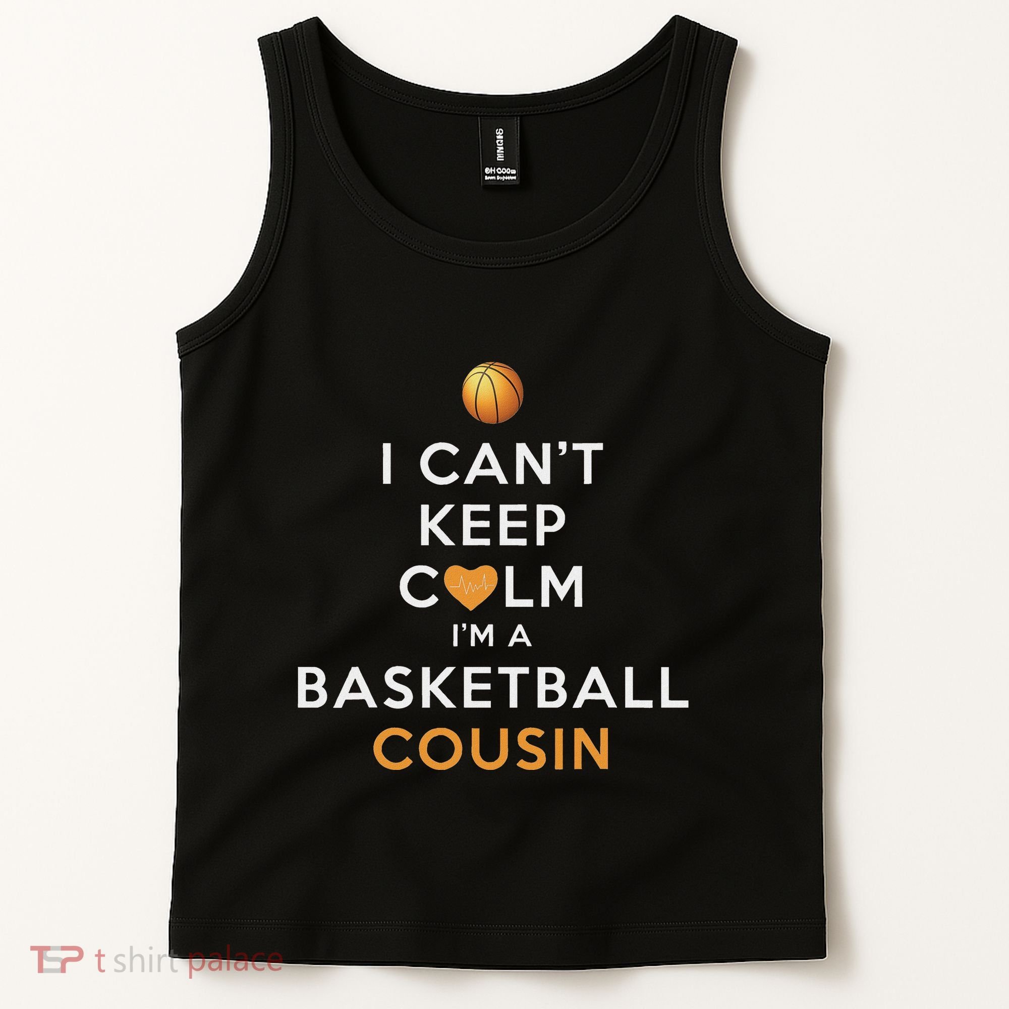 I CanT Keep Calm IM A Basketball Cousin Tank Top