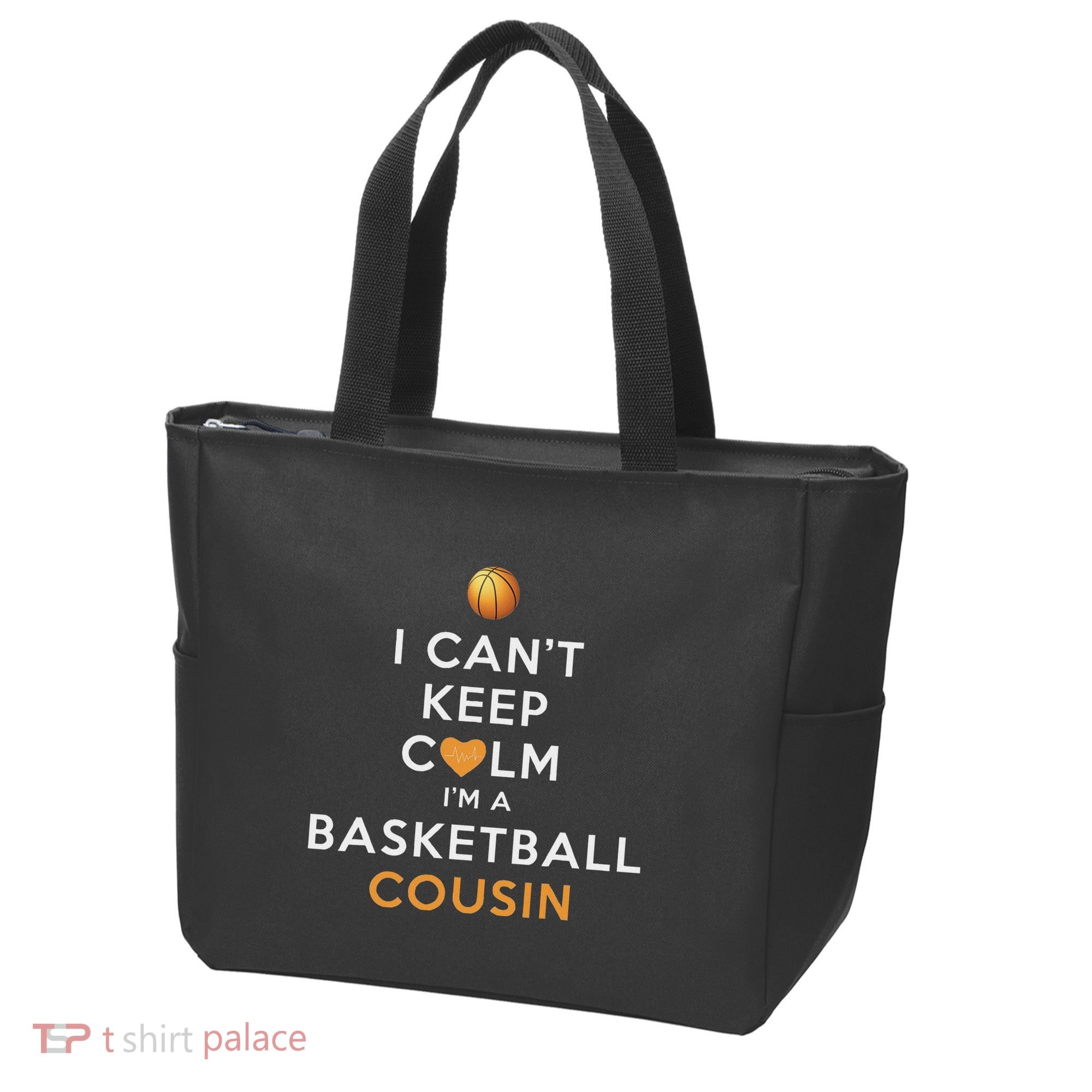 I CanT Keep Calm IM A Basketball Cousin Tote Bag
