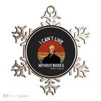 I Cannot Live Without Books Thomas Jefferson Ornament thumb 0