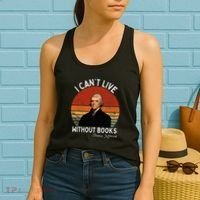 I Cannot Live Without Books Thomas Jefferson Women's Tank Top thumb 2