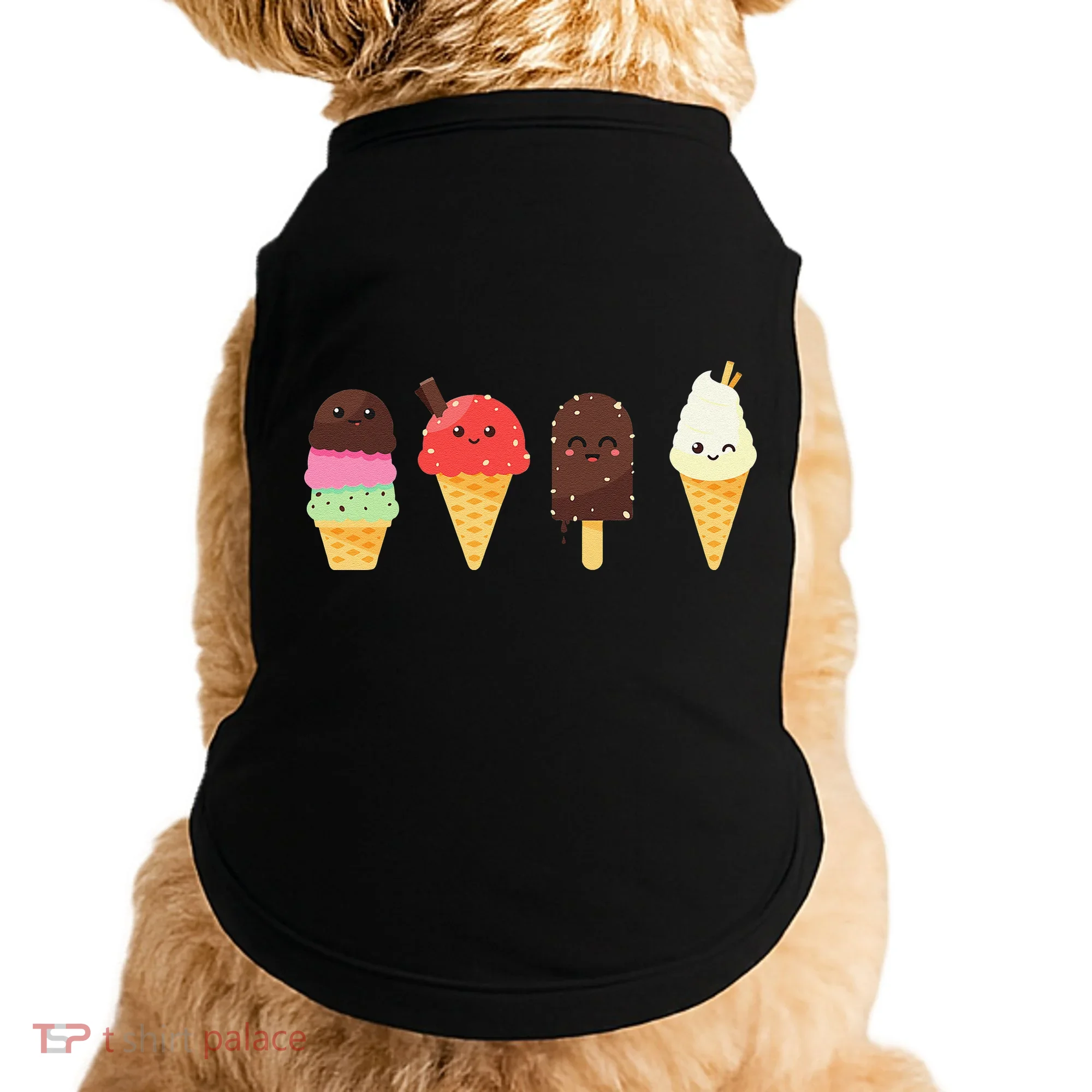 Ice Cream Lovers For Summer Doggie Tank