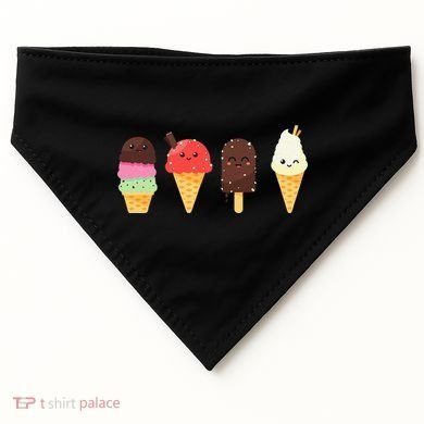Ice Cream Lovers For Summer USA-Made Doggie Bandana