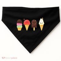 Ice Cream Lovers For Summer USA-Made Doggie Bandana thumb 0