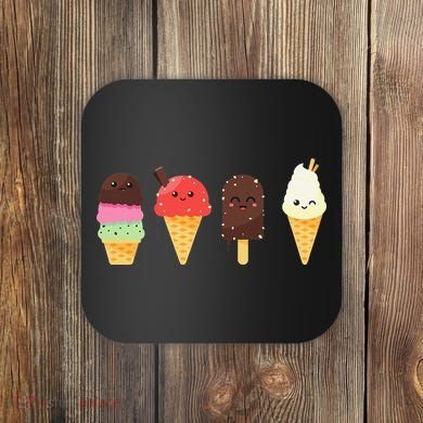 Ice Cream Lovers For Summer Coaster