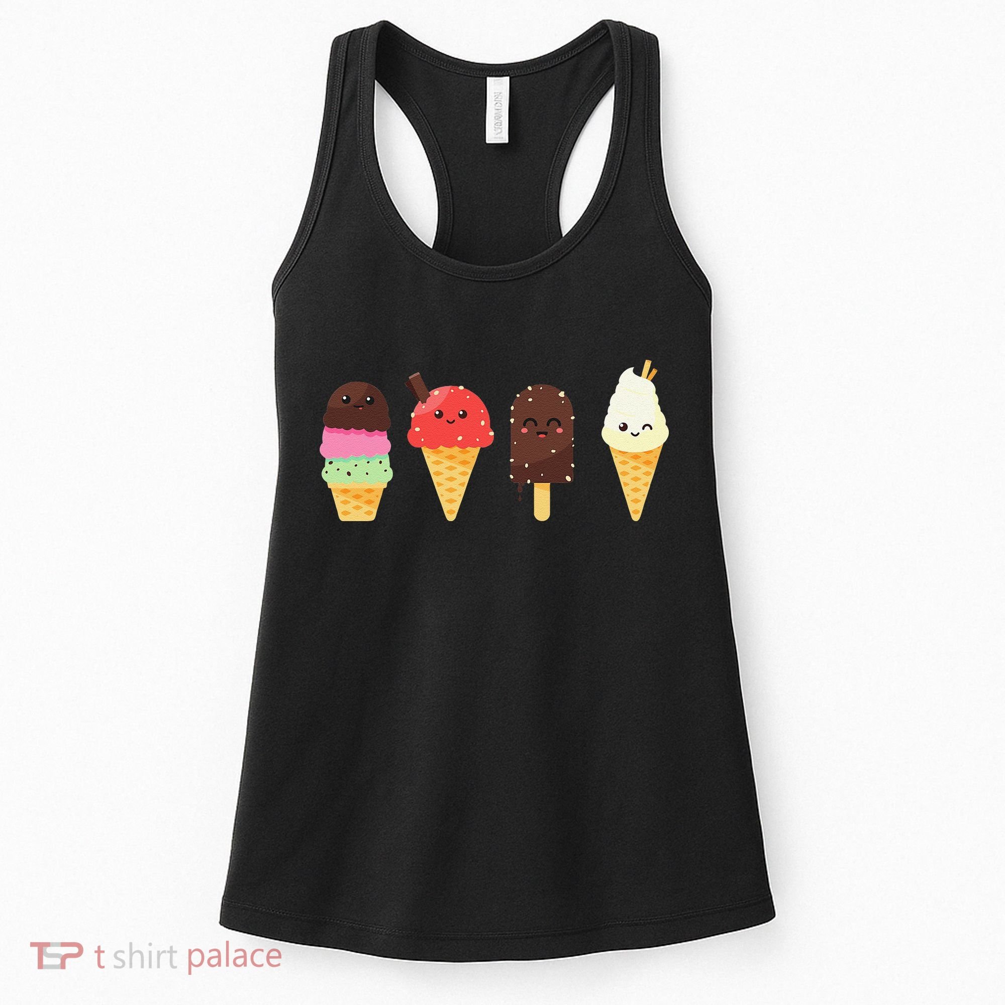 Ice Cream Lovers For Summer Women's Tank Top