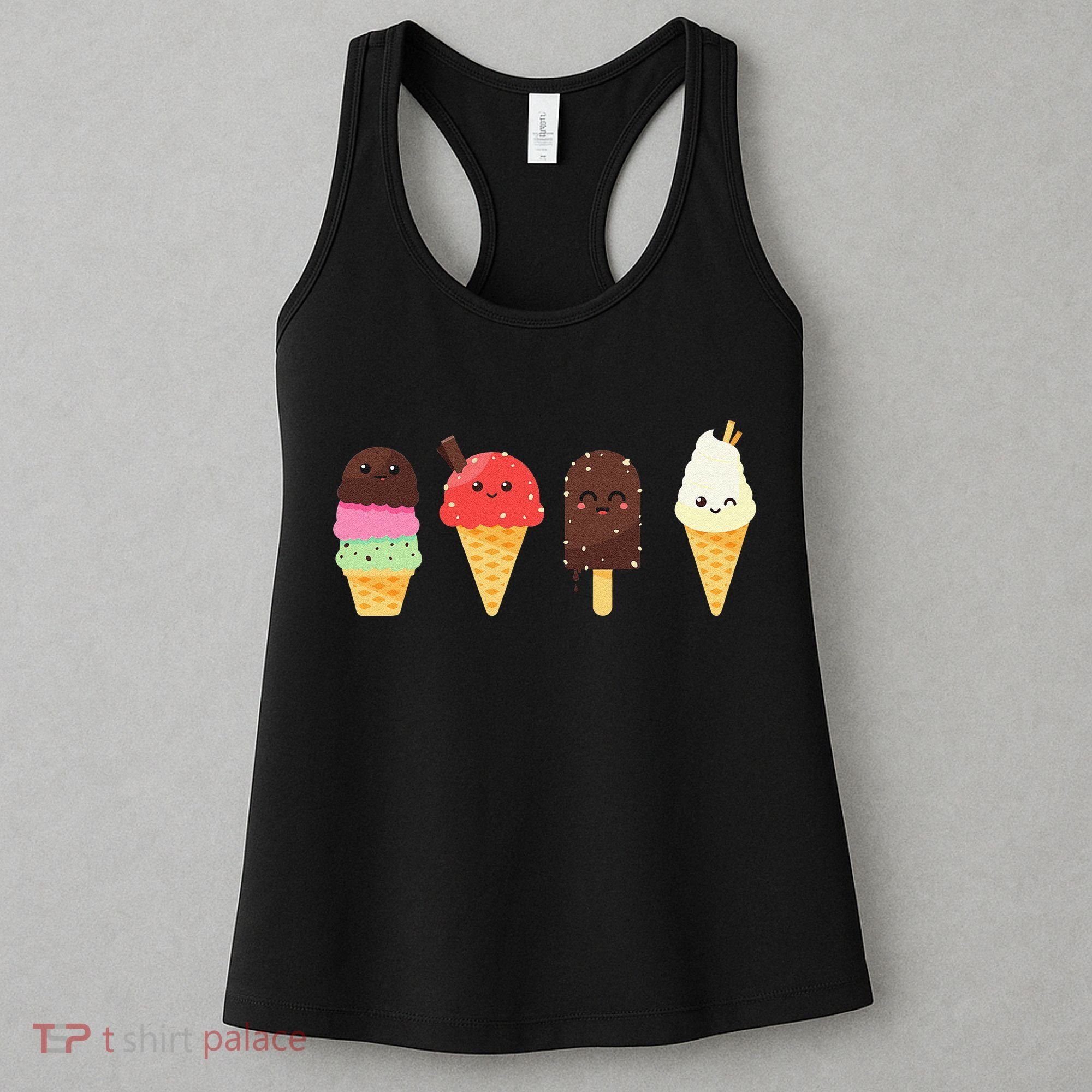 Ice Cream Lovers For Summer Women's Tank Top