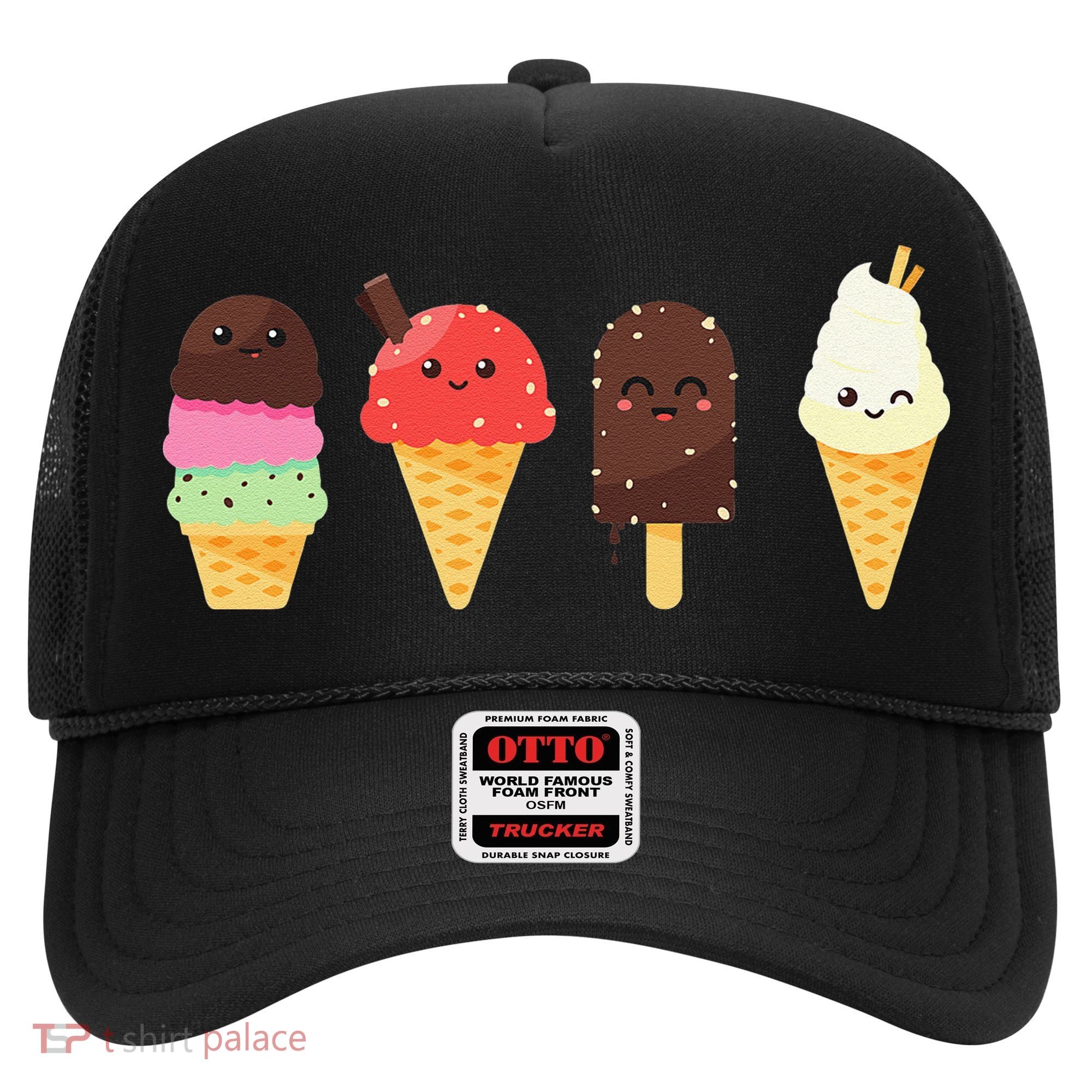 Ice Cream Lovers For Summer Hat