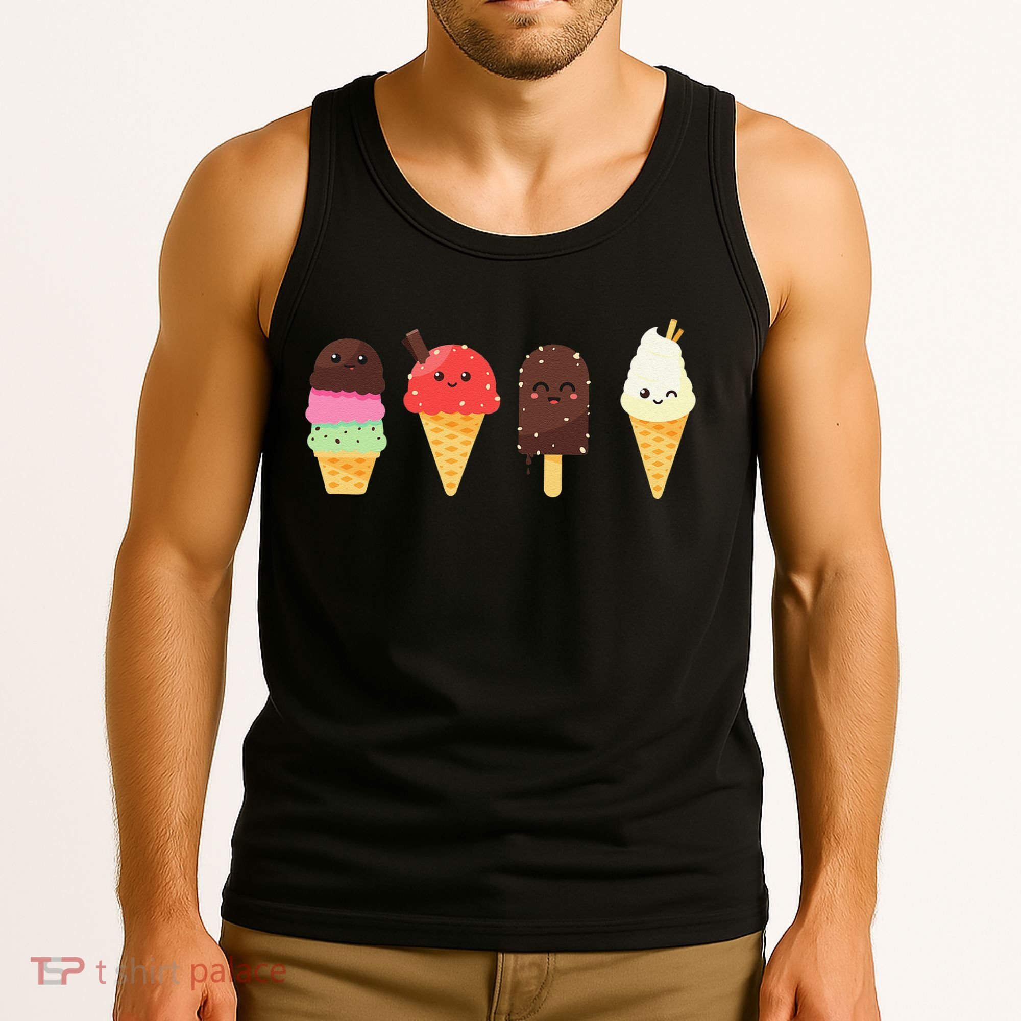 Ice Cream Lovers For Summer Tank Top