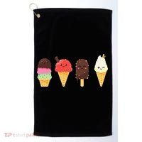 Ice Cream Lovers For Summer Golf Towel thumb 0