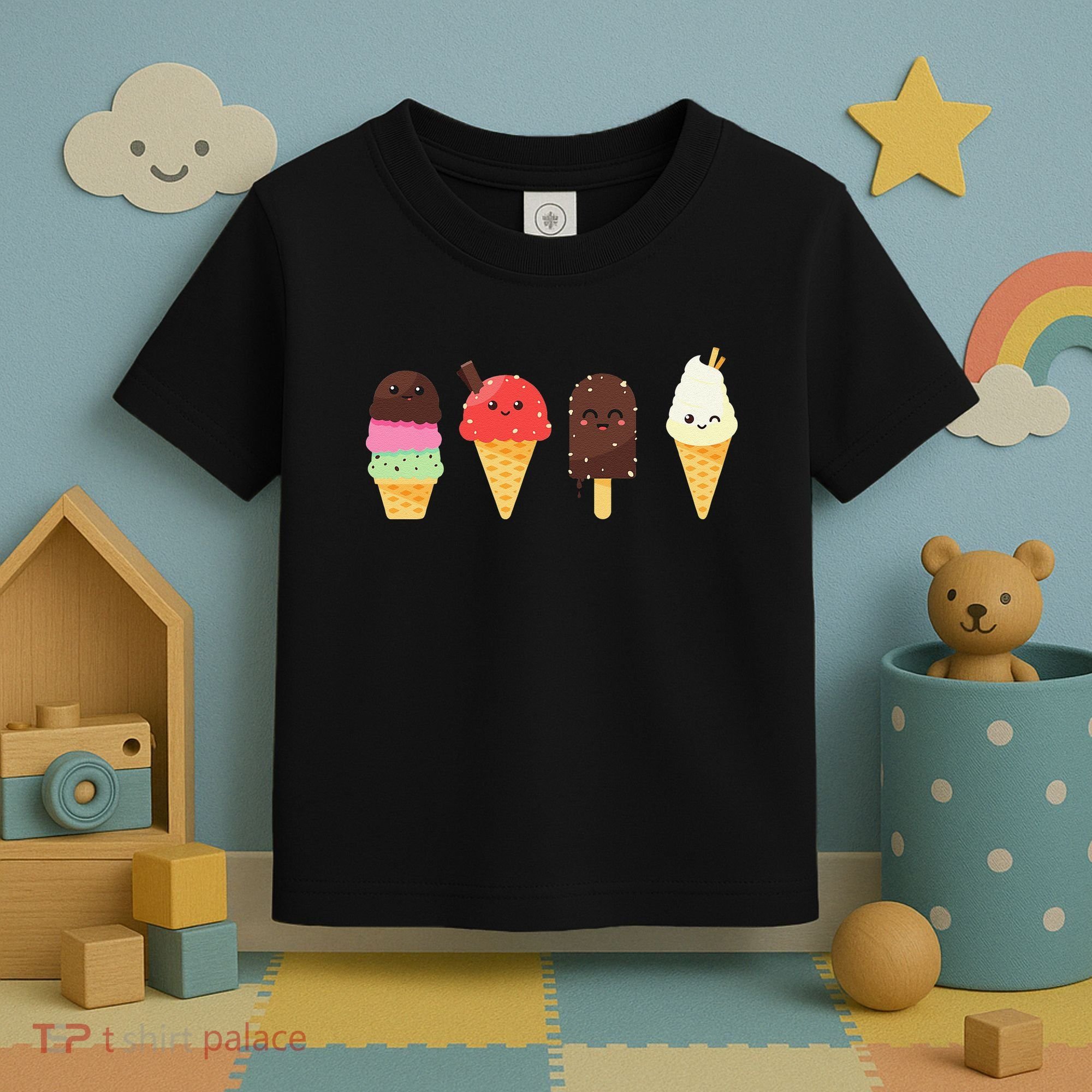 Ice Cream Lovers For Summer Toddler T-Shirt