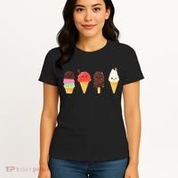 Ice Cream Lovers For Summer Women's T-Shirt thumb 4