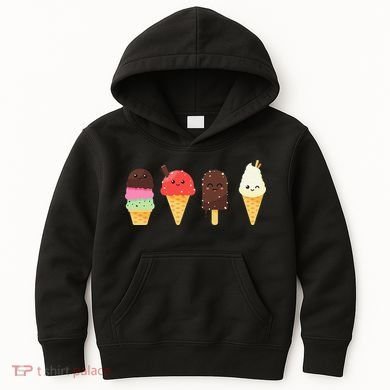 Ice Cream Lovers For Summer Kids Hoodie