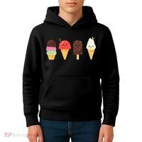 Ice Cream Lovers For Summer Kids Hoodie thumb 4