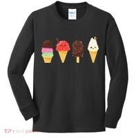 Ice Cream Lovers For Summer Kids Long Sleeve Shirt thumb 0