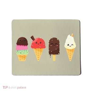 Ice Cream Lovers For Summer Mousepad