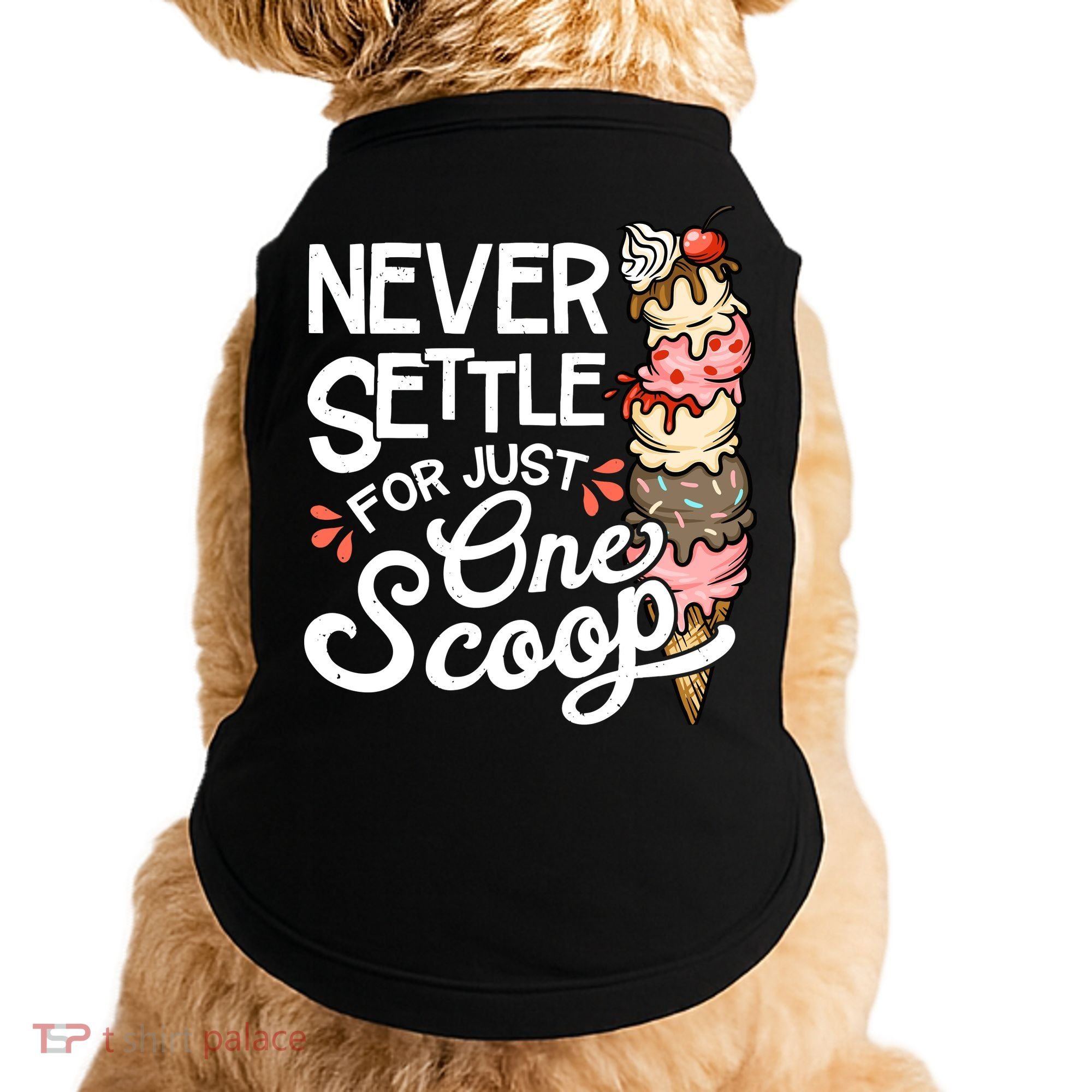 Ice Cream Lover Funny Dessert Lover Ice Cream Doggie Tank