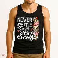 Ice Cream Lover Funny Dessert Lover Ice Cream Tank Top thumb 3