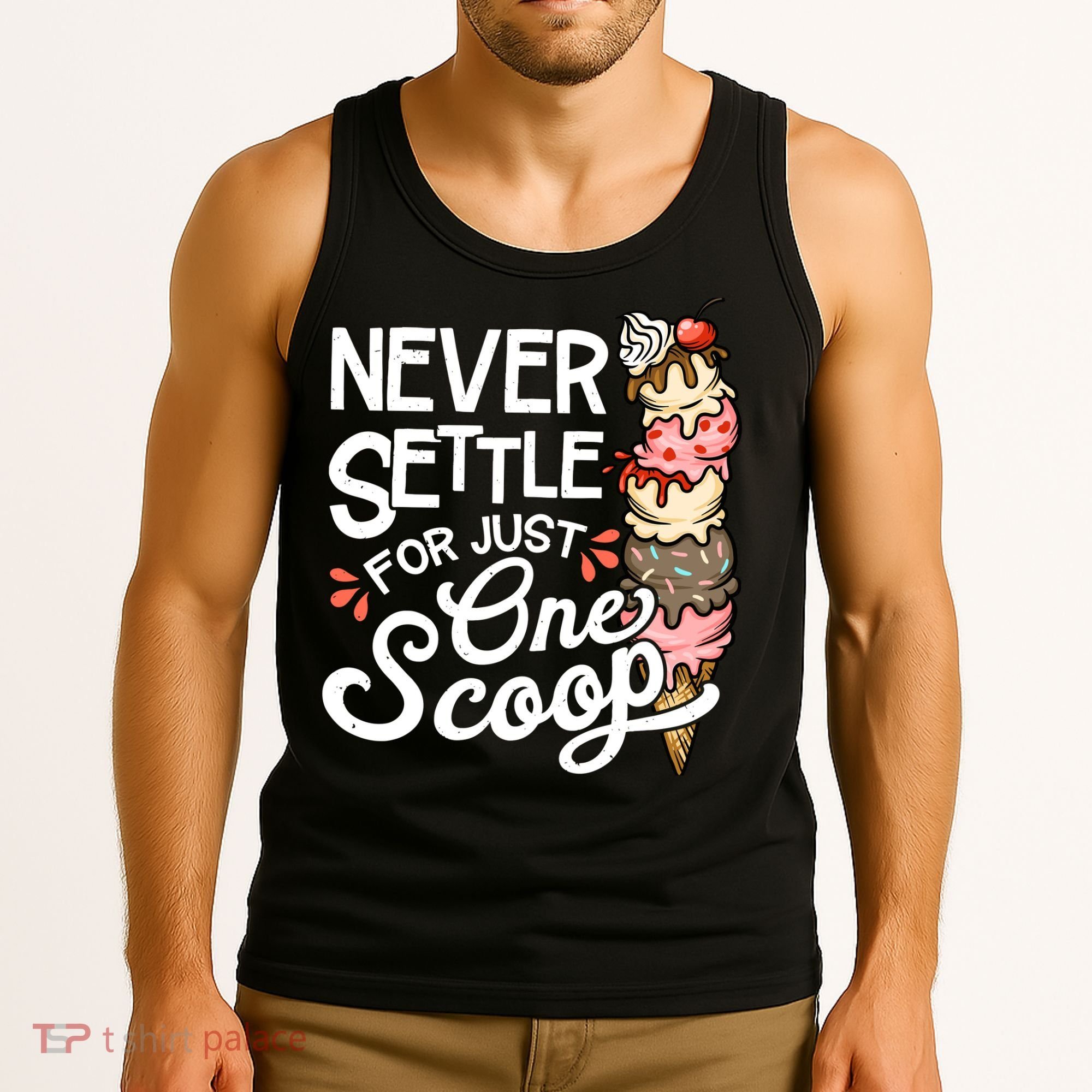 Ice Cream Lover Funny Dessert Lover Ice Cream Tank Top