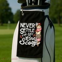 Ice Cream Lover Funny Dessert Lover Ice Cream Golf Towel thumb 2