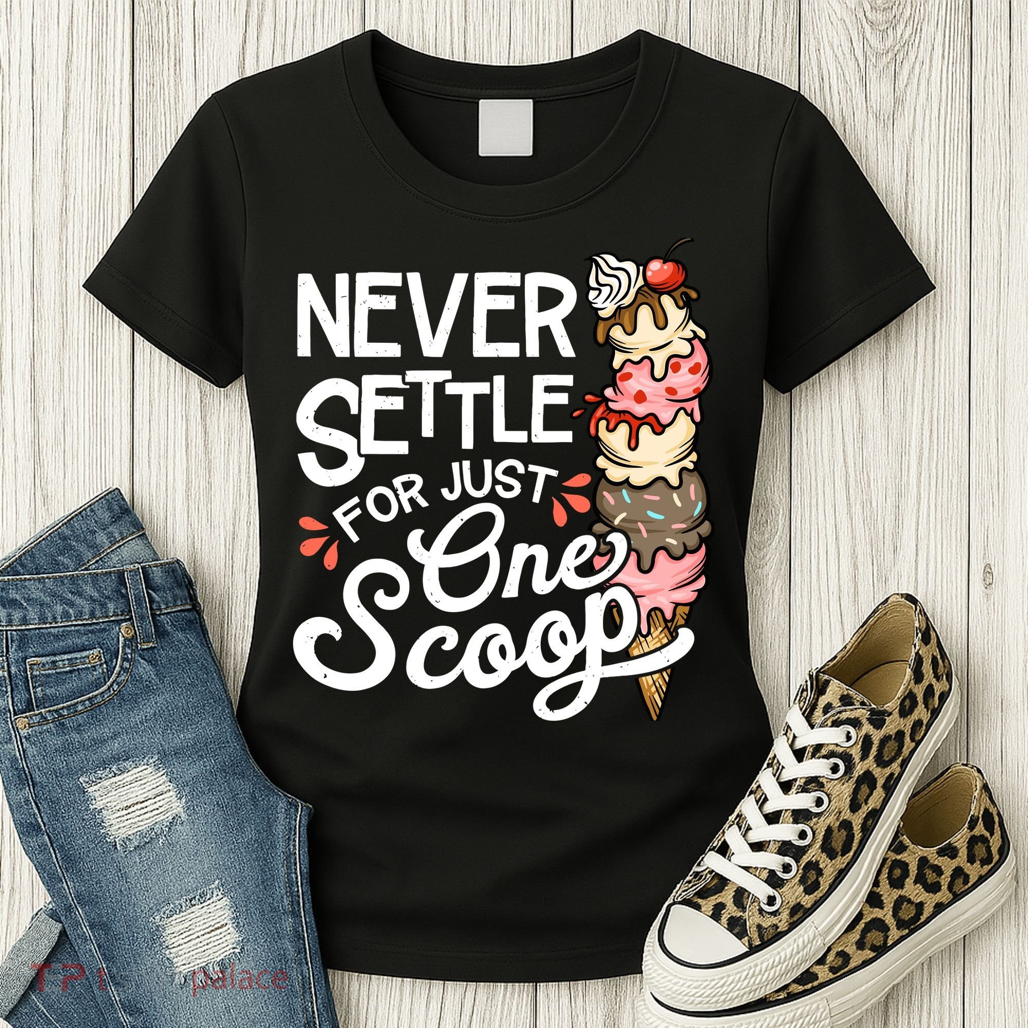 Ice Cream Lover Funny Dessert Lover Ice Cream Women's T-Shirt