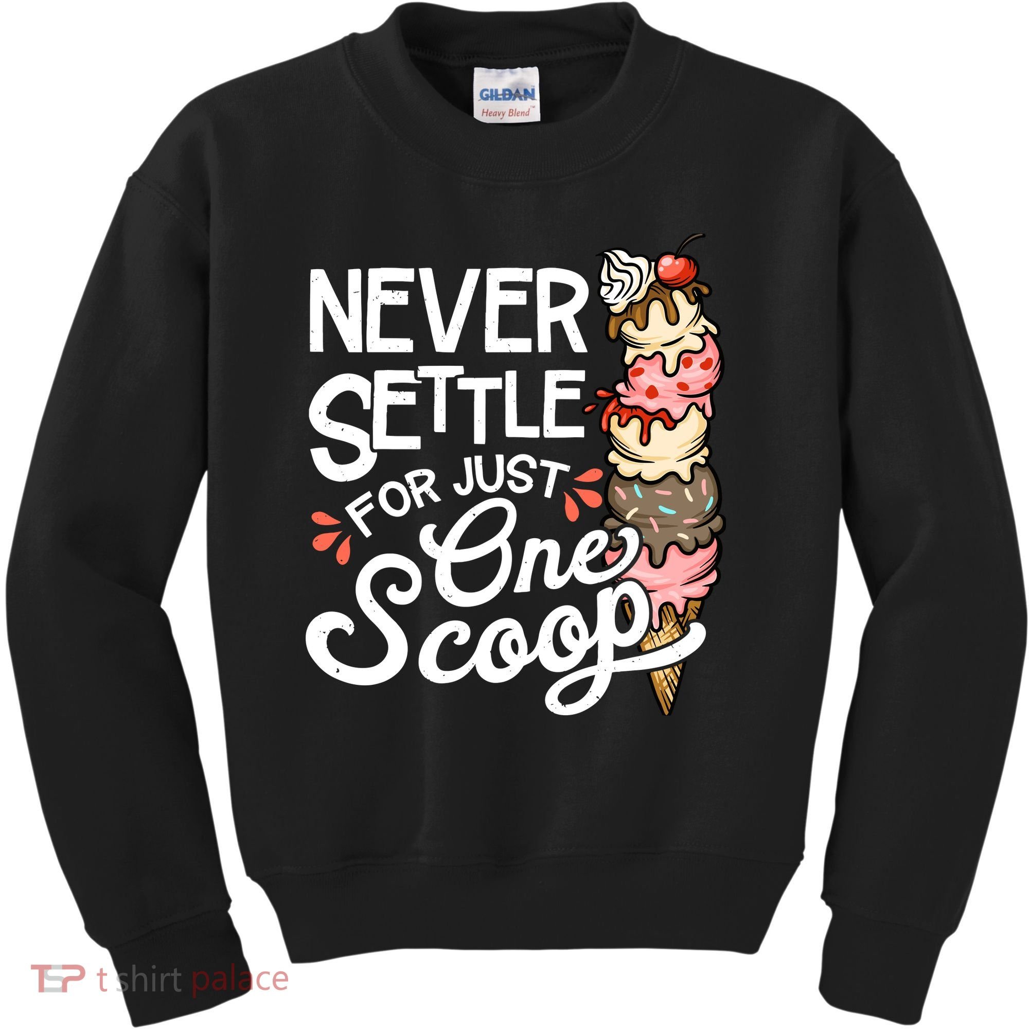 Ice Cream Lover Funny Dessert Lover Ice Cream Kids Sweatshirt