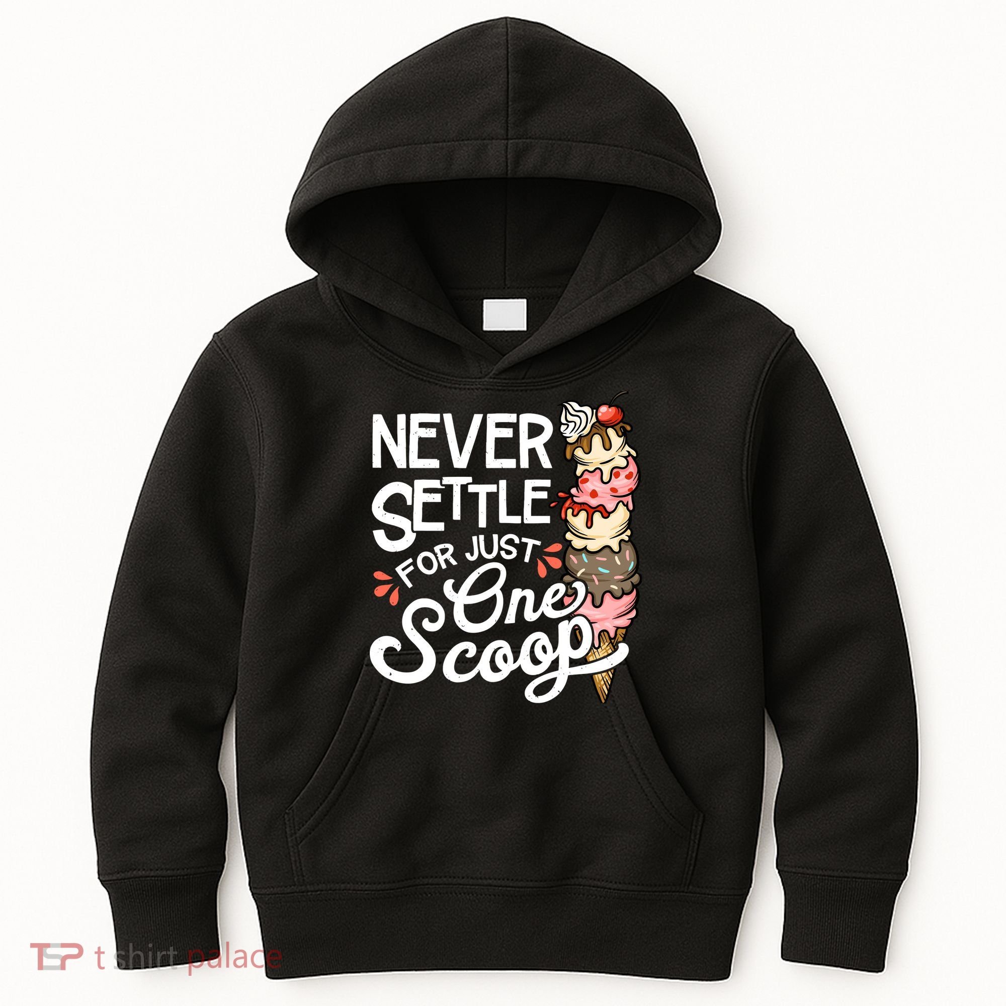 Ice Cream Lover Funny Dessert Lover Ice Cream Kids Hoodie