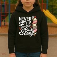 Ice Cream Lover Funny Dessert Lover Ice Cream Kids Hoodie thumb 3