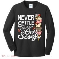 Ice Cream Lover Funny Dessert Lover Ice Cream Kids Long Sleeve Shirt thumb 0