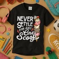 Ice Cream Lover Funny Dessert Lover Ice Cream Kids T-Shirt thumb 3
