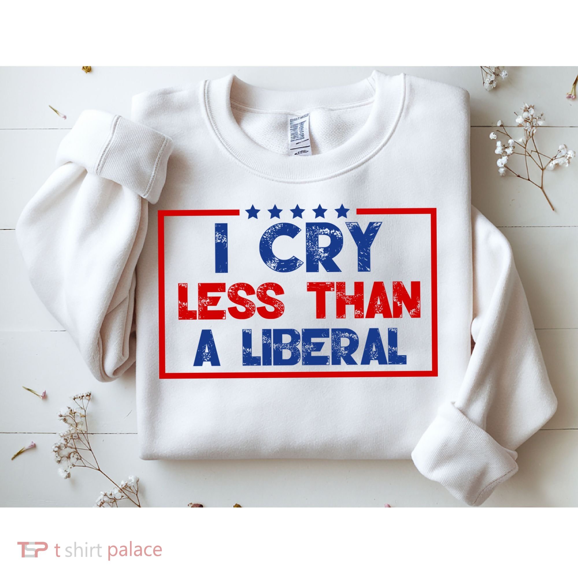 I Cry Less Than A Liberal Funny Political Sweatshirt