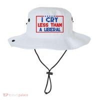 I Cry Less Than A Liberal Funny Political Bucket Hat thumb 0