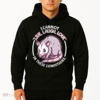 I Cannot Live Laugh Love In These Conditions Opossum Hoodie thumb 2