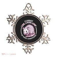 I Cannot Live Laugh Love In These Conditions Opossum Ornament thumb 0