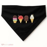 Ice Cream Lover For Summer USA-Made Doggie Bandana thumb 0