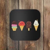 Ice Cream Lover For Summer Coaster thumb 0