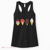 Ice Cream Lover For Summer Women's Tank Top thumb 0