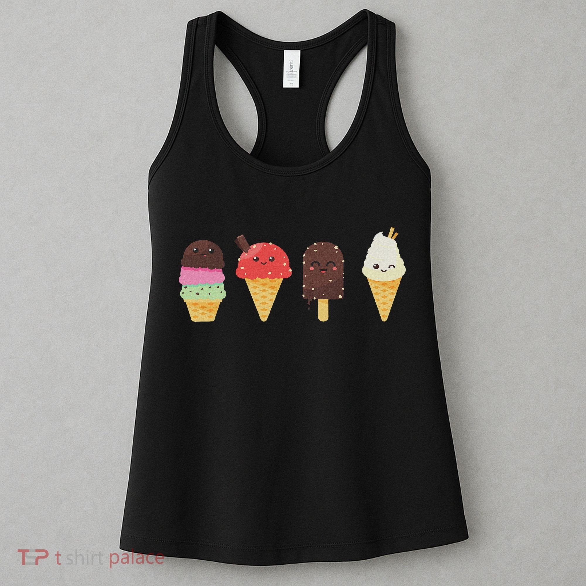 Ice Cream Lover For Summer Women's Tank Top