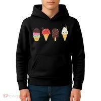 Ice Cream Lover For Summer Kids Hoodie thumb 4