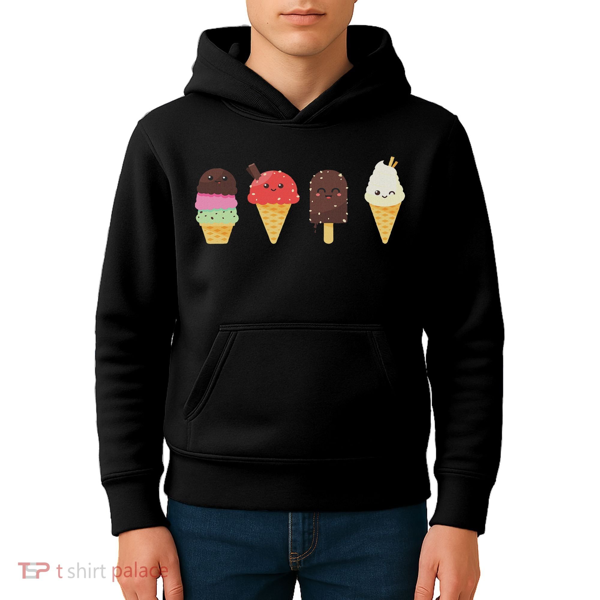 Ice Cream Lover For Summer Kids Hoodie