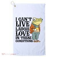 I CanT Live Laugh Love In These Conditions Golf Towel thumb 0