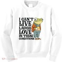 I CanT Live Laugh Love In These Conditions Kids Sweatshirt thumb 0