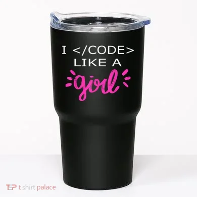 I Code Like A Girl Funny Binary Coding Computer Science Tumbler