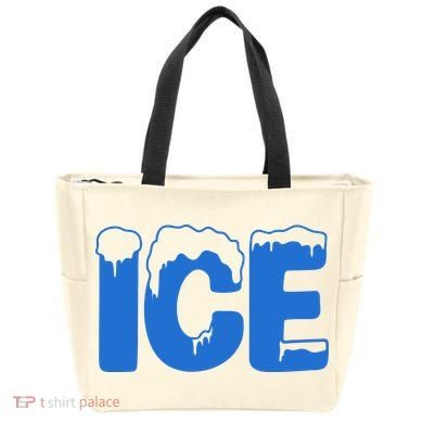 Ice Costume Logo Halloween Tote Bag