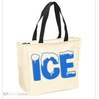 Ice Costume Logo Halloween Tote Bag thumb 2