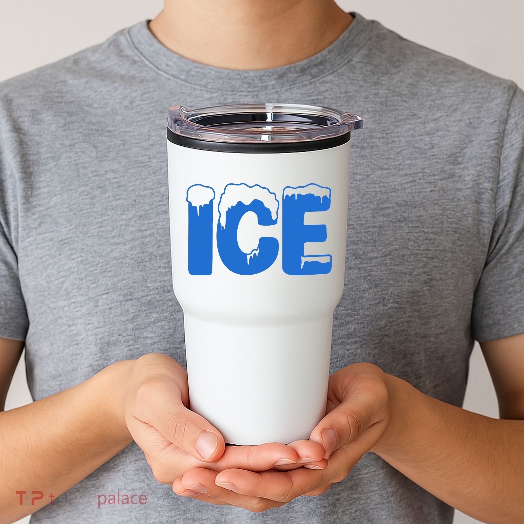 Ice Costume Logo Halloween Tumbler