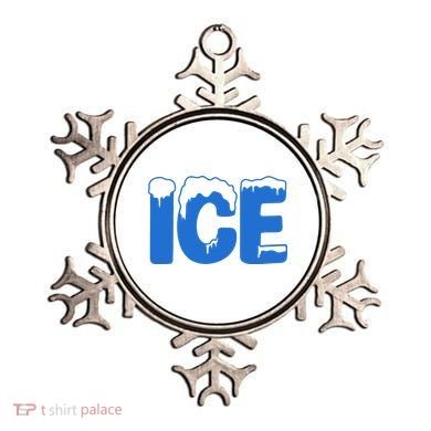 Ice Costume Logo Halloween Ornament
